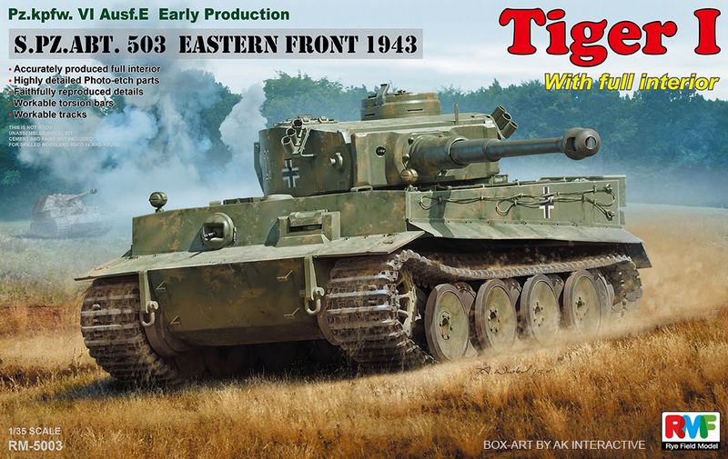 Tiger I Early Production w/Full Interior