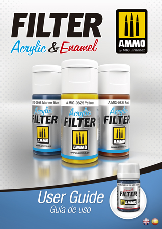 užívateľská príručka AMMO Acrylic & Enamel Filters (PDF)
