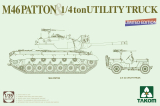 US M-46 PATTON + 1/4 ton UTILITY TRUCK