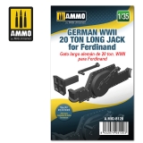 German WWII 20 ton Long Jack for Ferdinand (1:35)