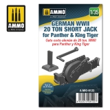 German WWII 20 ton Short Jack for Panther & King Tiger (1:35)