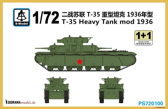 T-35 Heavy Tank mod. 1936 - 2ks