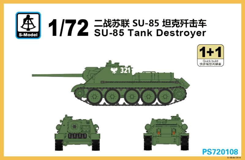 SU-85 Tank Destroyer - 2ks