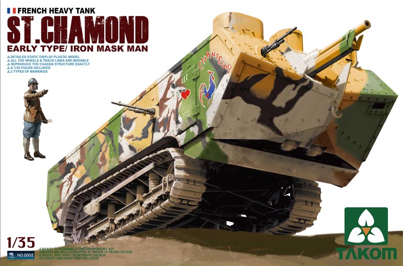 French Heavy Tank St.Chamond - Early Type/Iron Mask Man