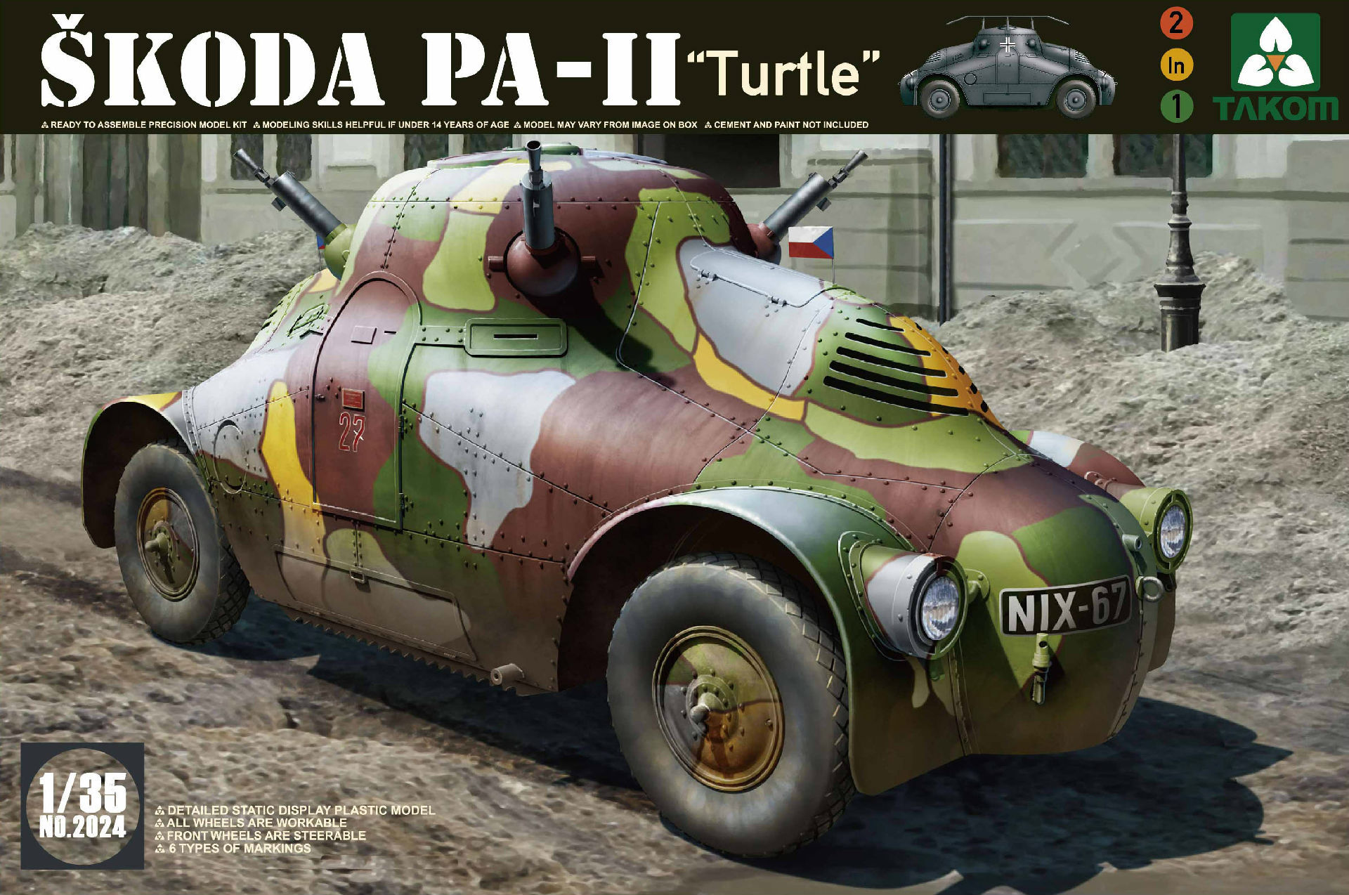 WWII Škoda PA-II "Turtle"