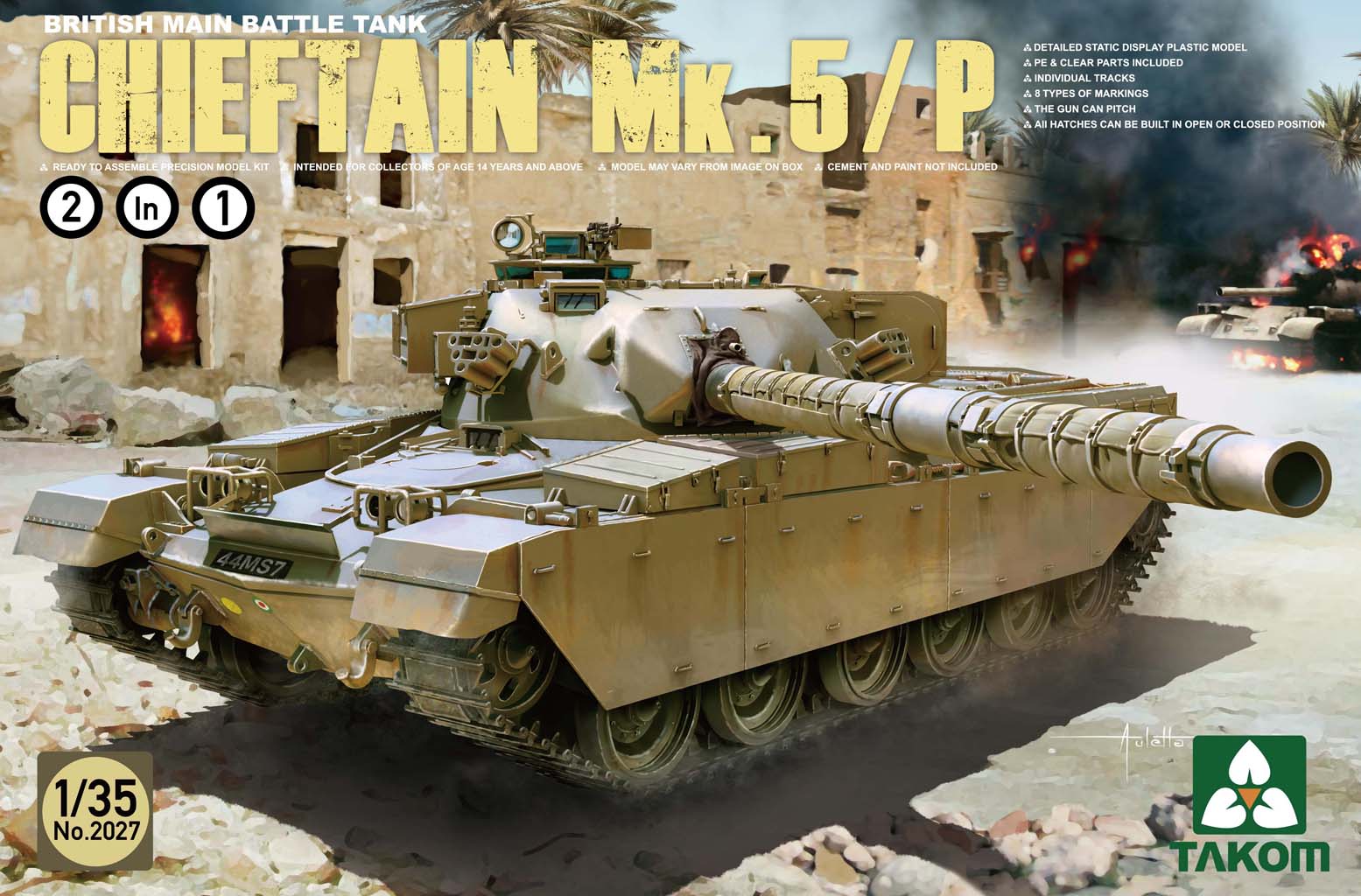 British Main Battle Tank Chieftain Mk.5/P (2 in 1)
