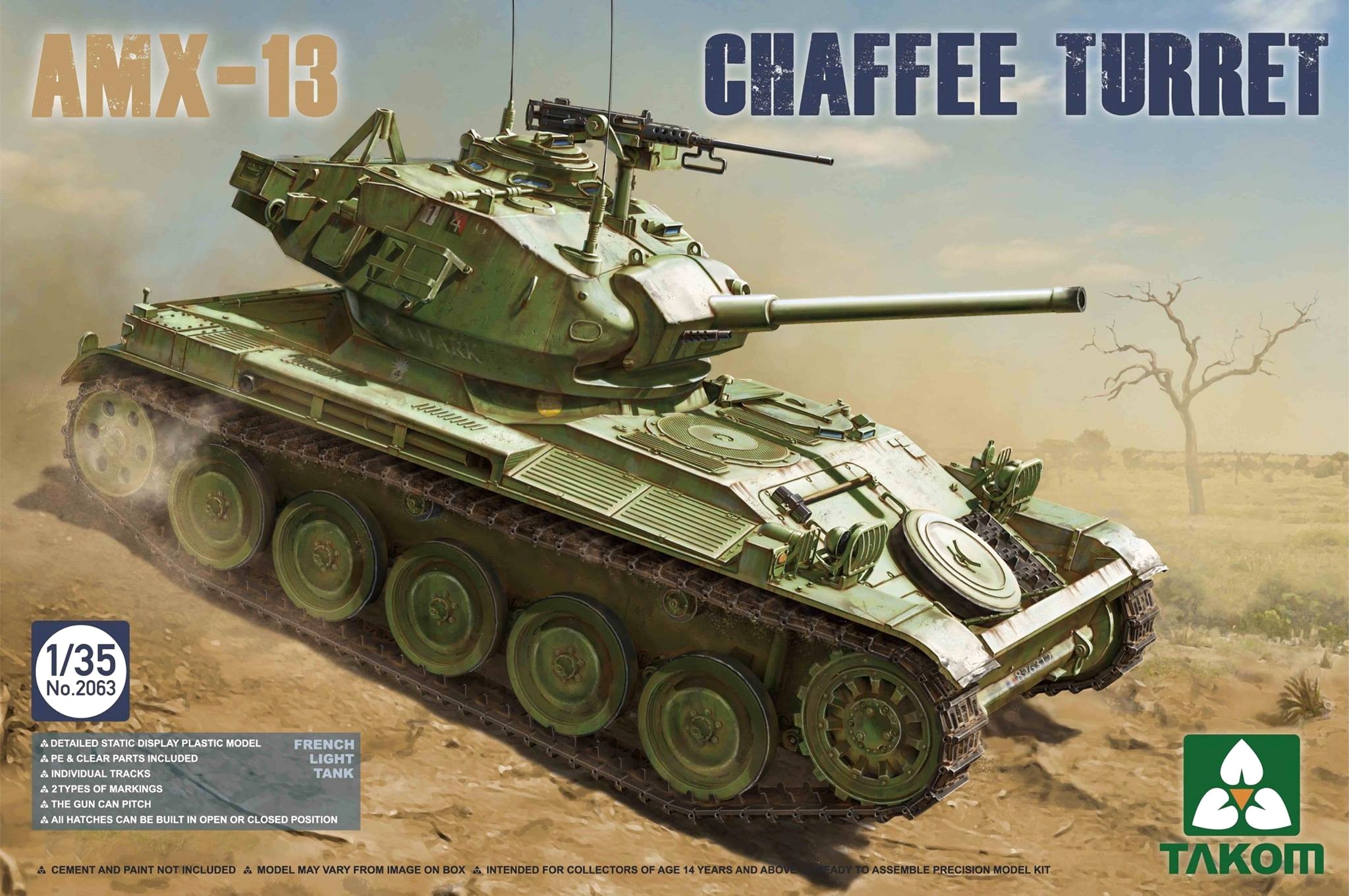 French Light Tank AMX-13 Chaffe Turret in Algerian War (1954-1962)