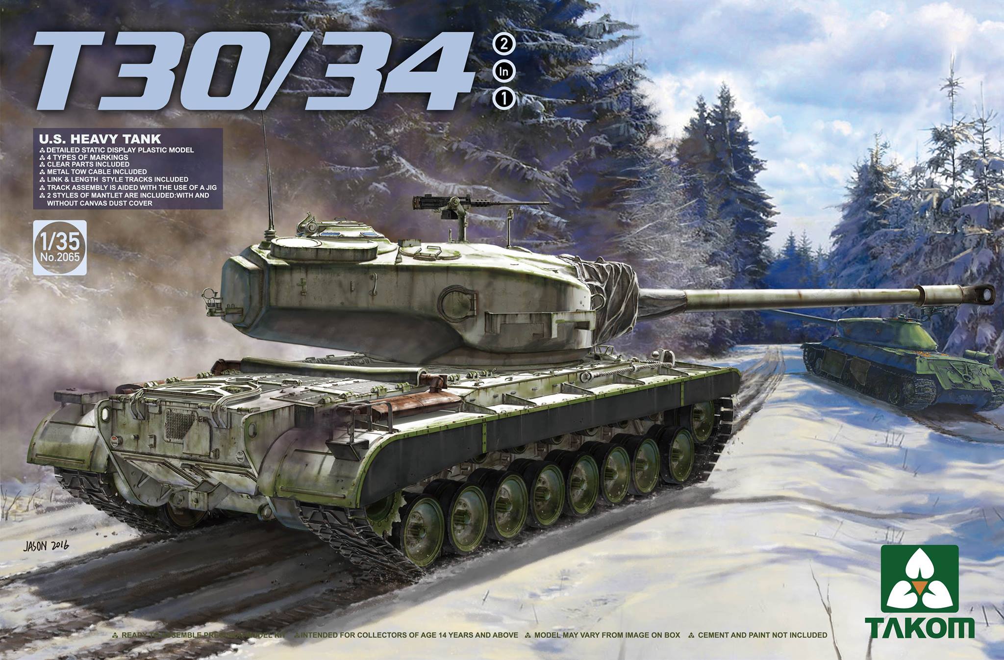 U.S. Heavy Tank T30/34 (2 in 1)
