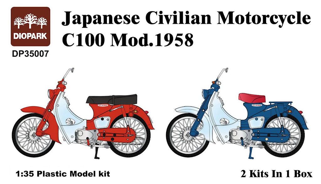 Honda C-100 Motorcycle (2 kits in box)