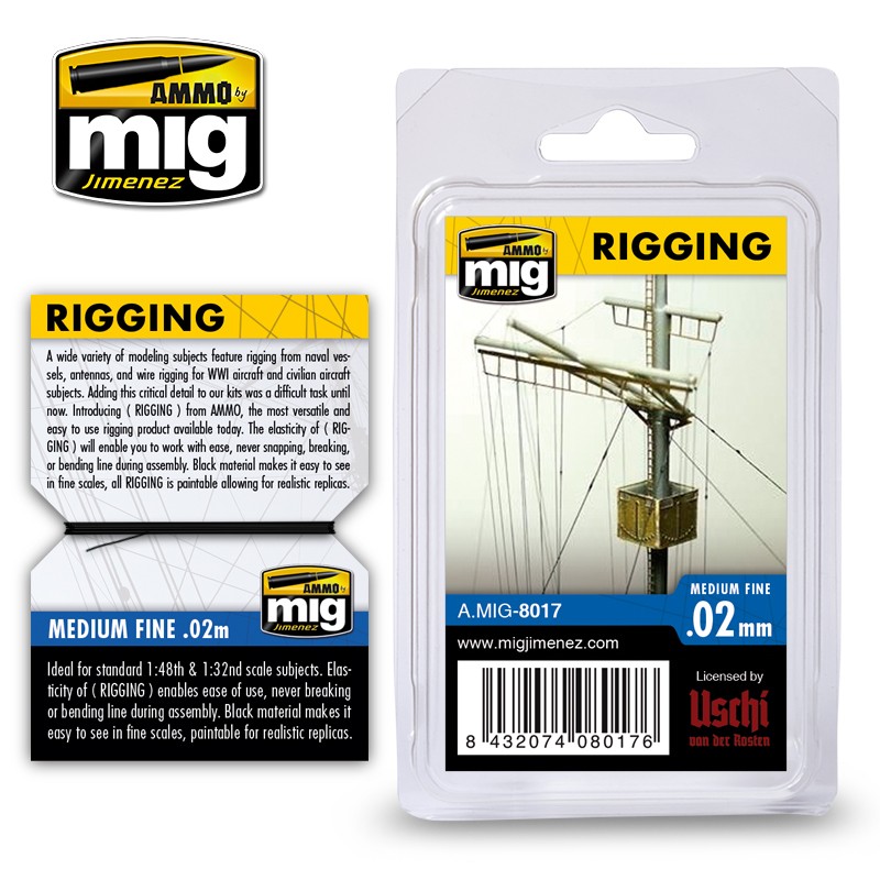 RIGGING - MEDIUM FINE 0,02mm