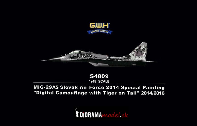 MiG-29AS Slovak Air Force Special Painting "Digital Camouflage"