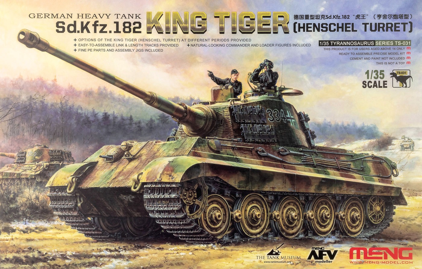 German Heavy Tank Sd.Kfz.182 King Tiger (Henschel Turret)