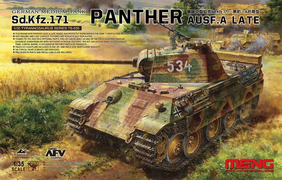 German Medium Tank Sd.Kfz.171 Panther Ausf.A - Late