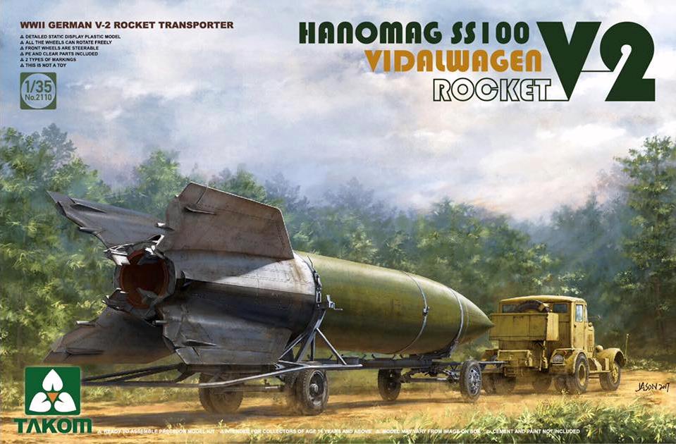 WWII German V-2 Rocket transporter - Vidalwagen+ Hanomag SS100