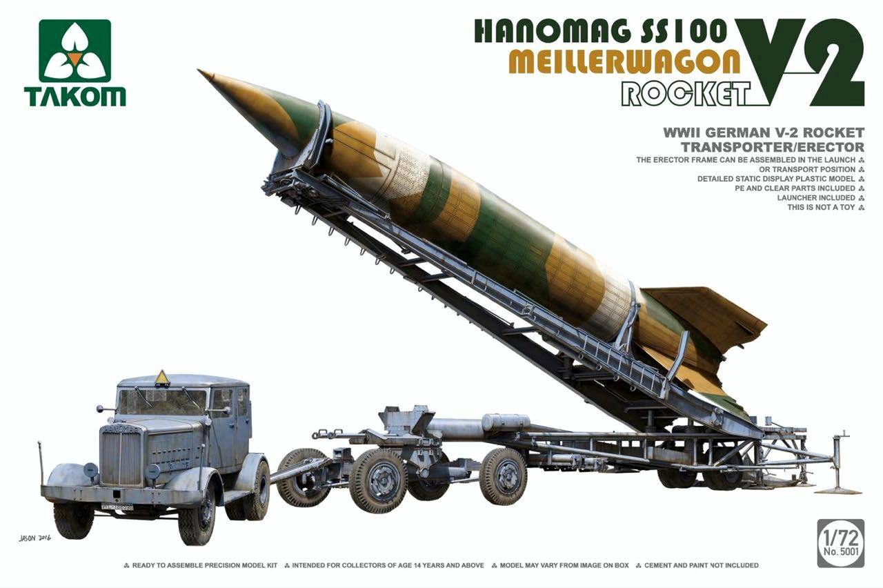V-2 Rocket Transporter/Erector Meillerwagen+Hanomag SS100 (1:72)