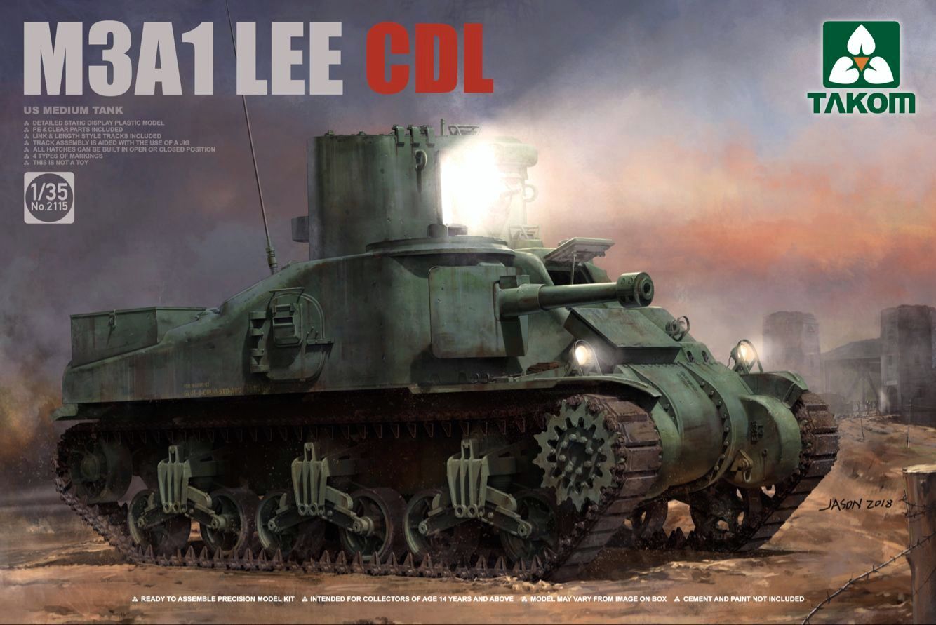US medium tank M3A1 Lee CDL