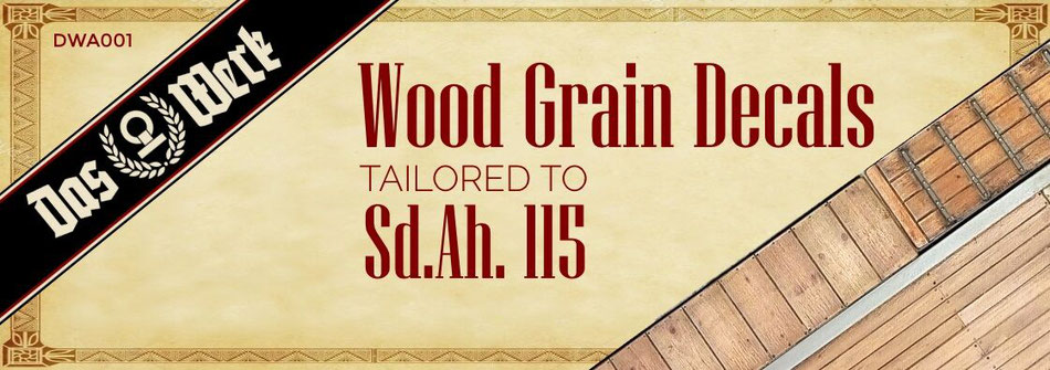 Wood Grain Decals for Sd.Ah.115