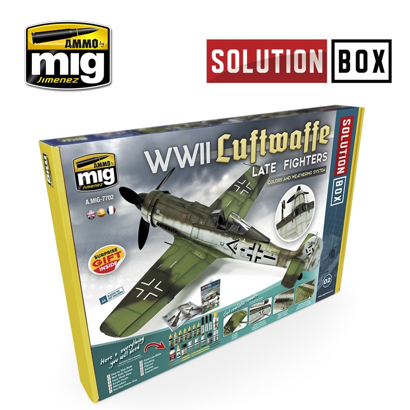 WWII LUFTWAFFE Late Fighters - SOLUTION BOX