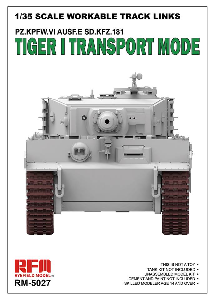 Workable Tracks Links For Tiger I - Transport Mode