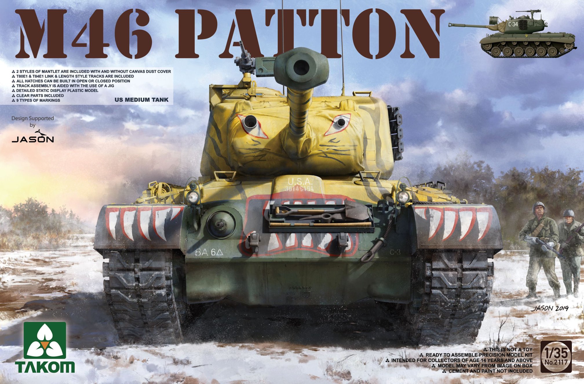 US medium tank M-46 PATTON