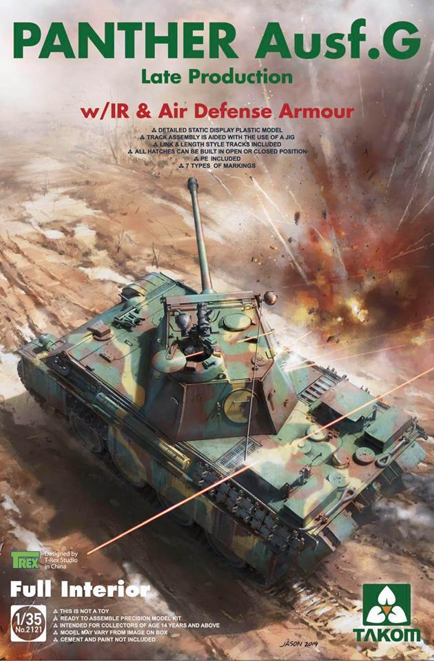 Panther Ausf.G Late prod. w/ IR & Air Defense Armour + Interior
