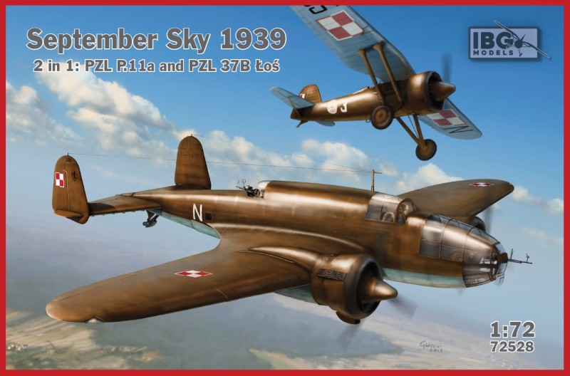 September Sky 1939 (2 in 1) - PZL P.11a and PZL 37B Łoś