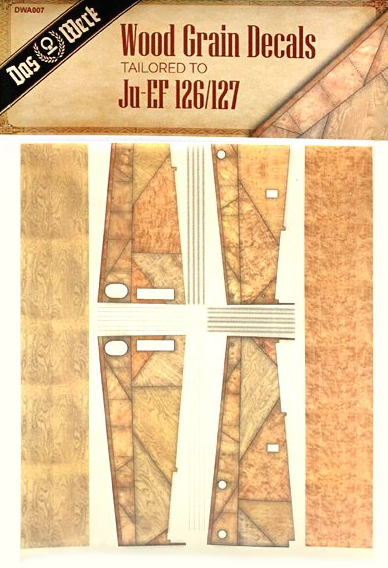 Wood Grain Decals for Ju EF-126/127