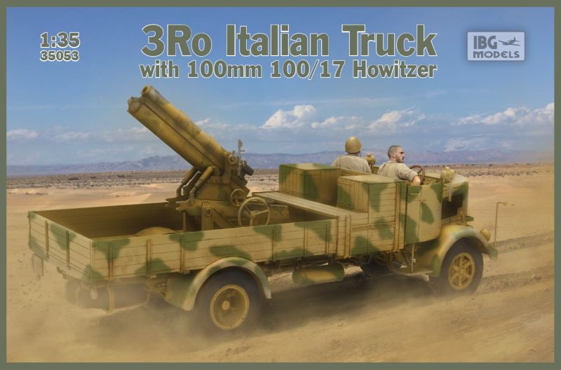 3Ro Italian Truck with 100/17 100mm Howitzer