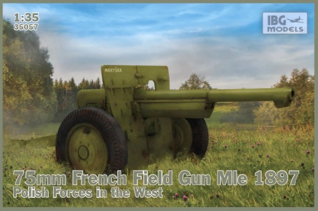 75mm French Field Gun Polish Forces in the West
