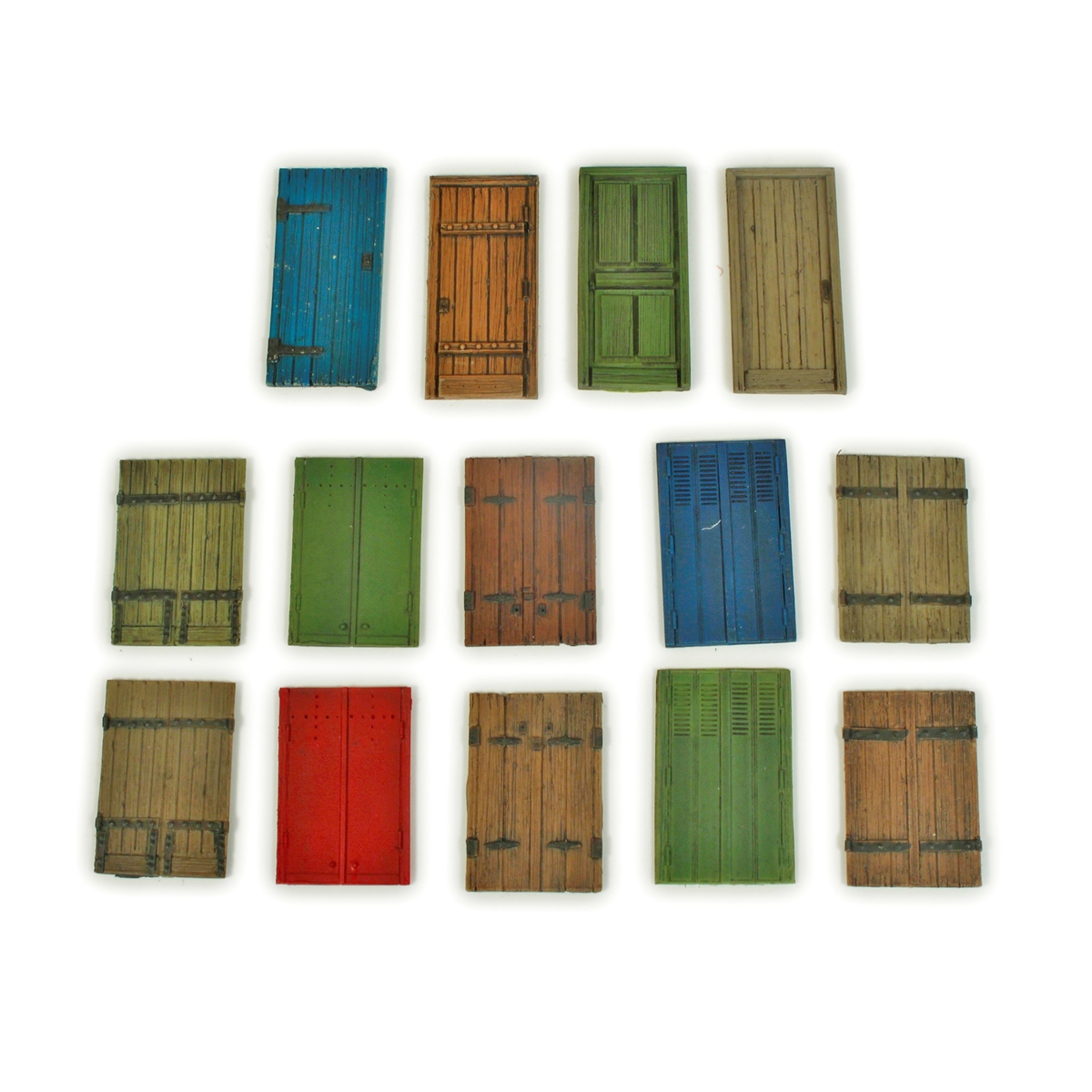 Assortment Doors and Shutters (Type 1), 1:72