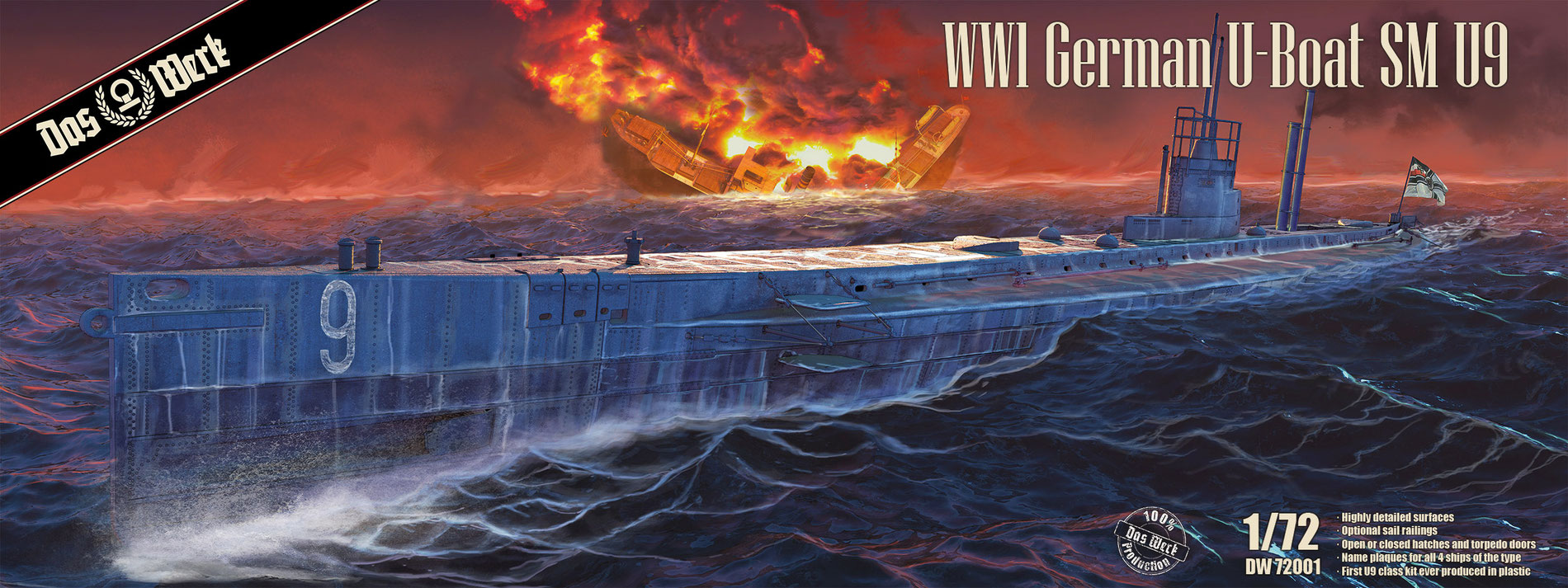WWI German U-Boat SM U9 