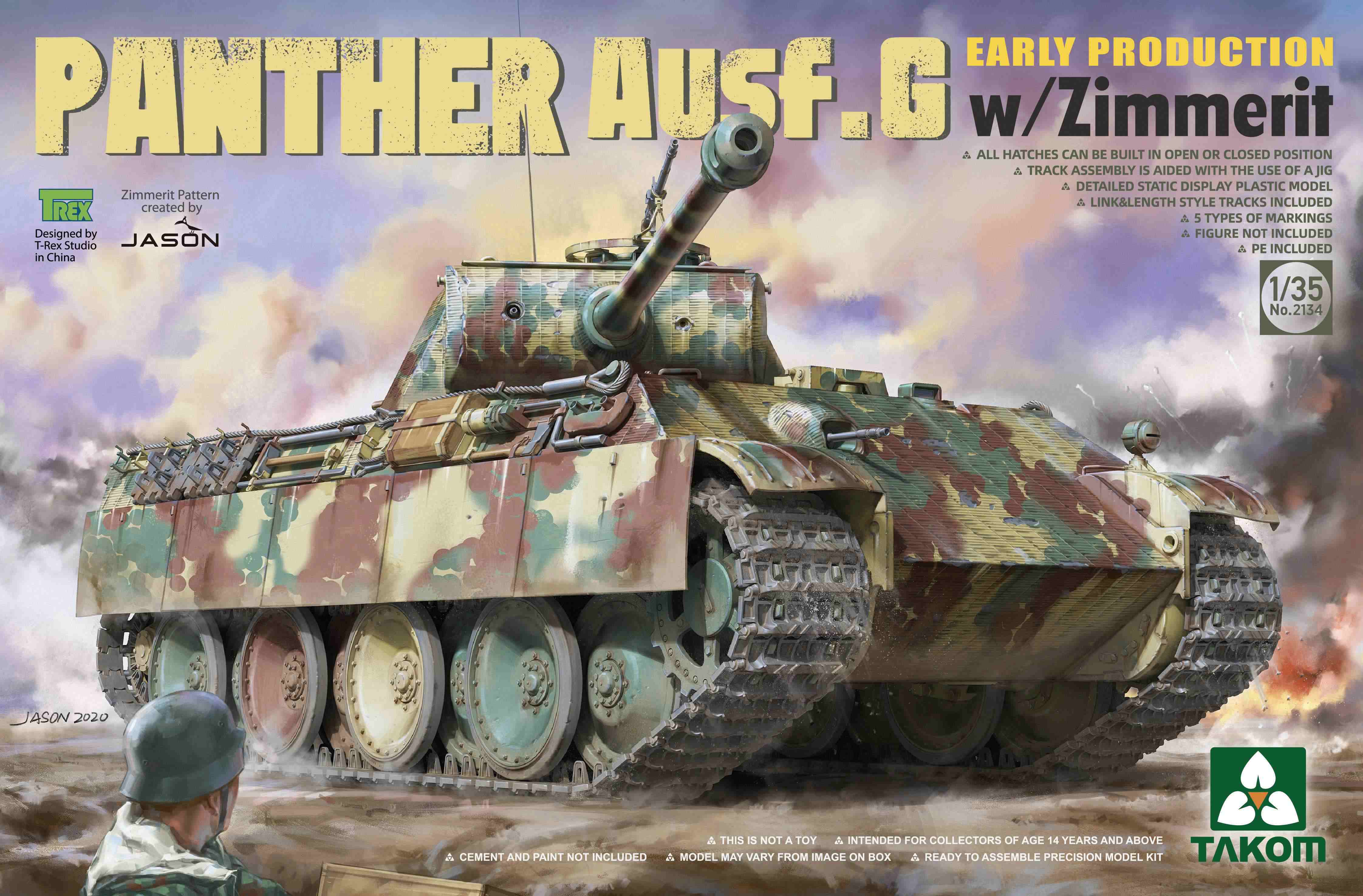Panther Ausf.G - Early Production w/ Zimmerit