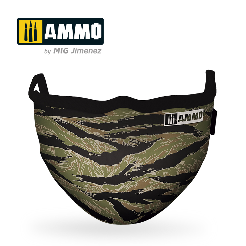 AMMO Face Mask - "Tiger Camo"