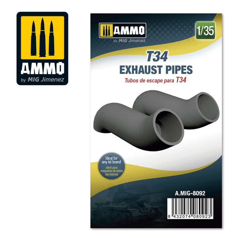T-34 Exhaust Pipes (1:35)