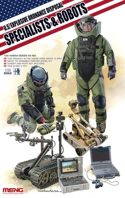 U.S. Explosive Ordnance Disposal Specialists & Robots