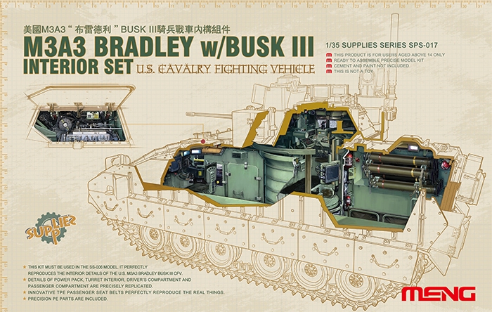 M3A3 Bradley w/BUSK III Interior Set