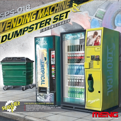Vending Machine & Dumpster Set