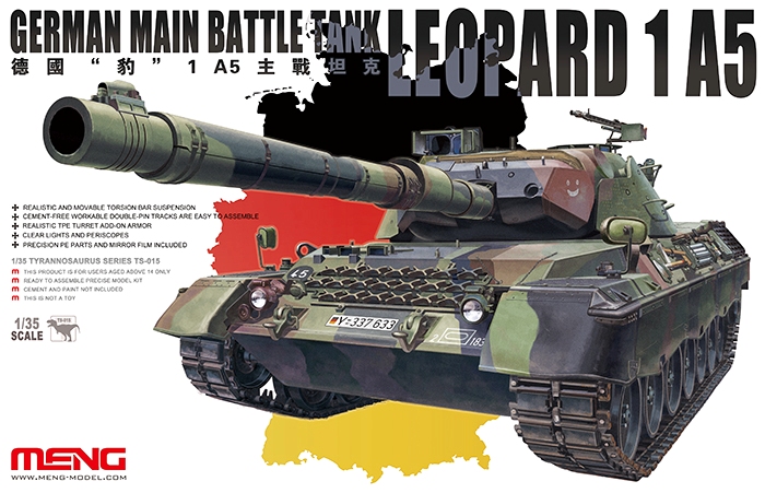 German Main Battle Tank Leopard 1 A5