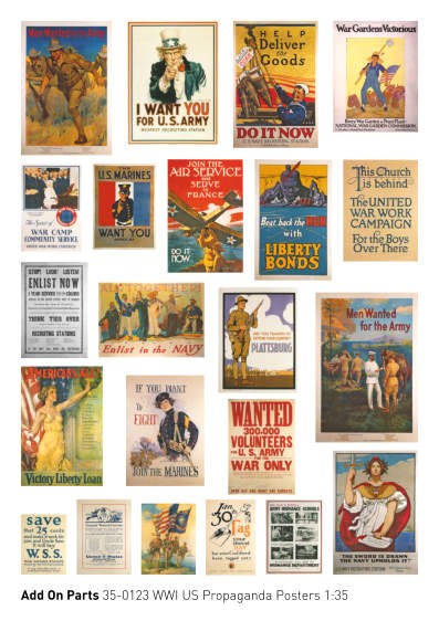 US WWI Propaganda Posters, Type 1 (1914 - 1918)