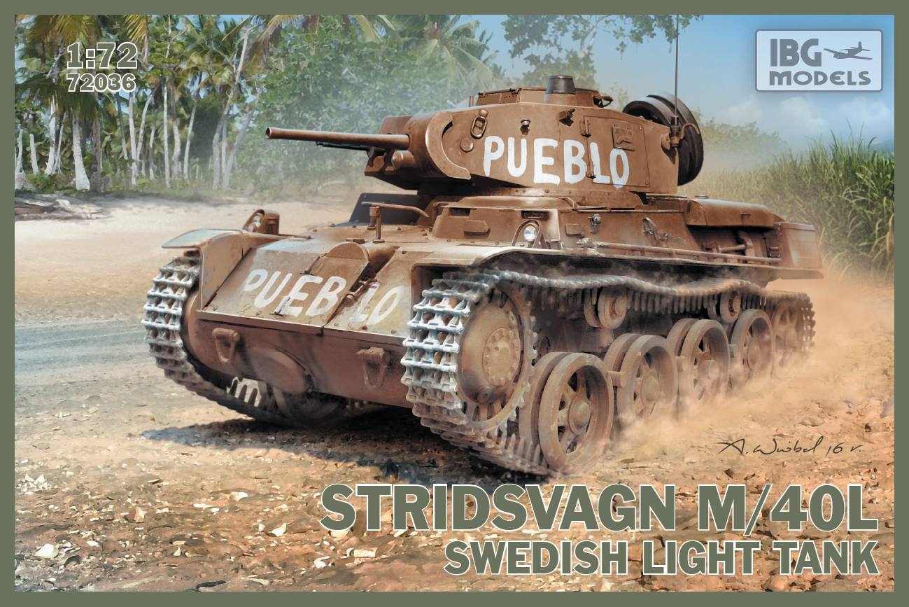 Stridsvagn M/40L Swedish light tank