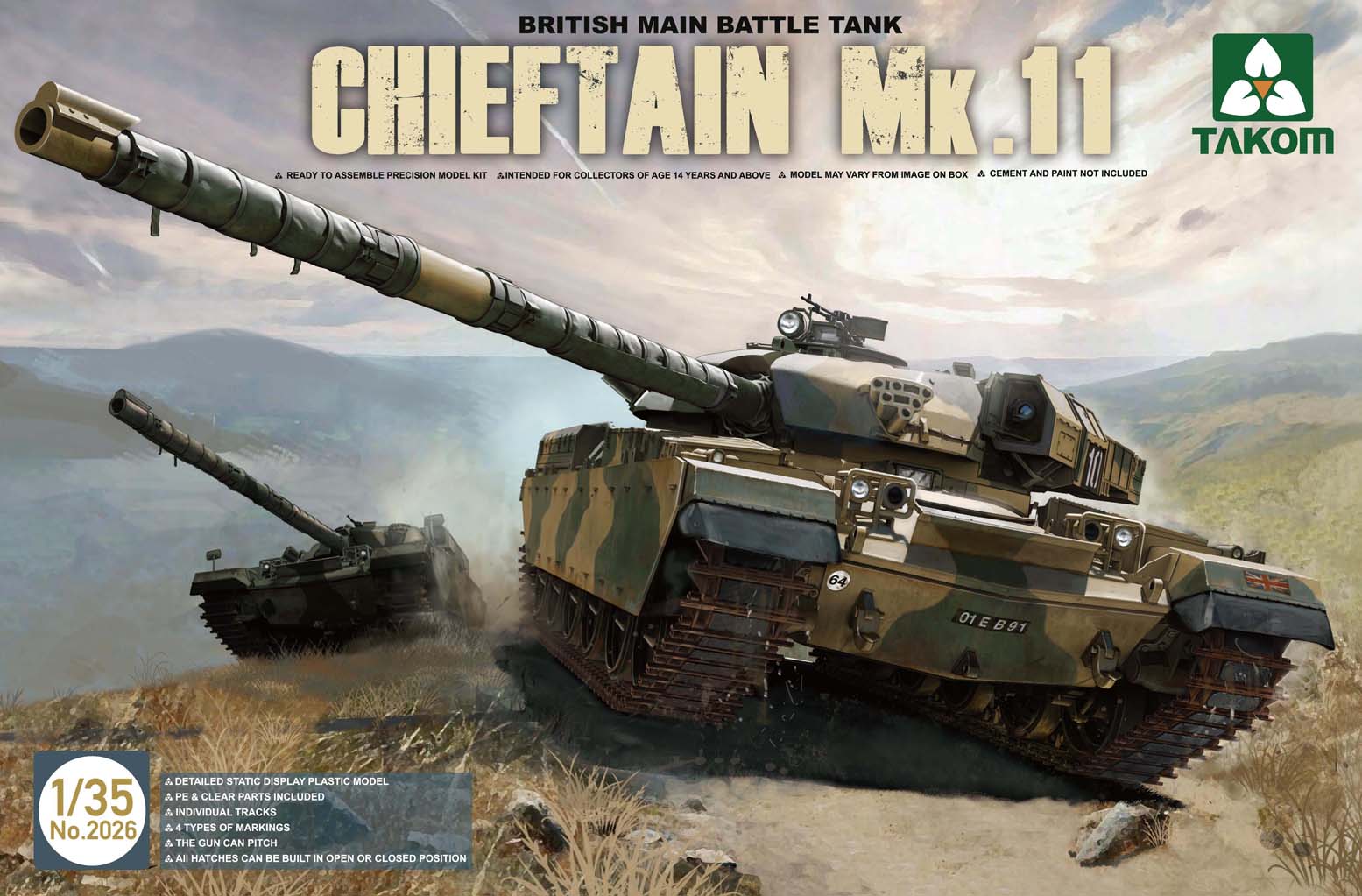British Main Battle Tank Chieftain Mk.11