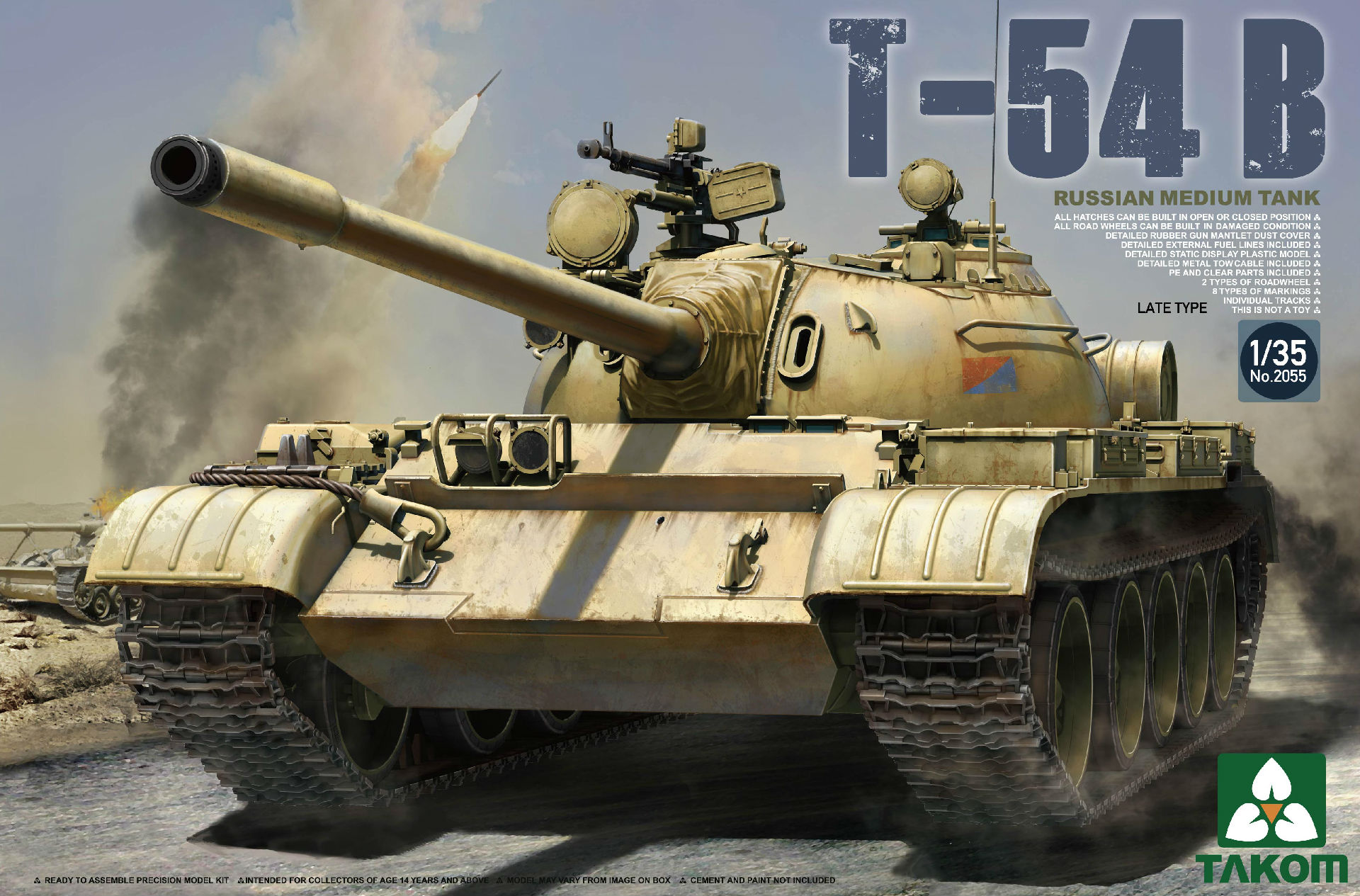 Russian Medium Tank T-54 B - Late Type