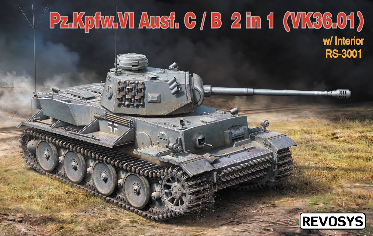 Pz.Kpfw.VI Ausf. C/B (VK36.01) 2 in 1 w/ Interior
