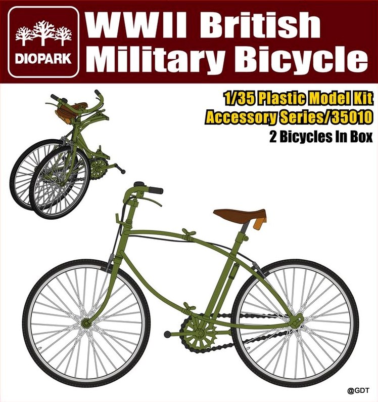 WWII British Military Bicycle - 2ks