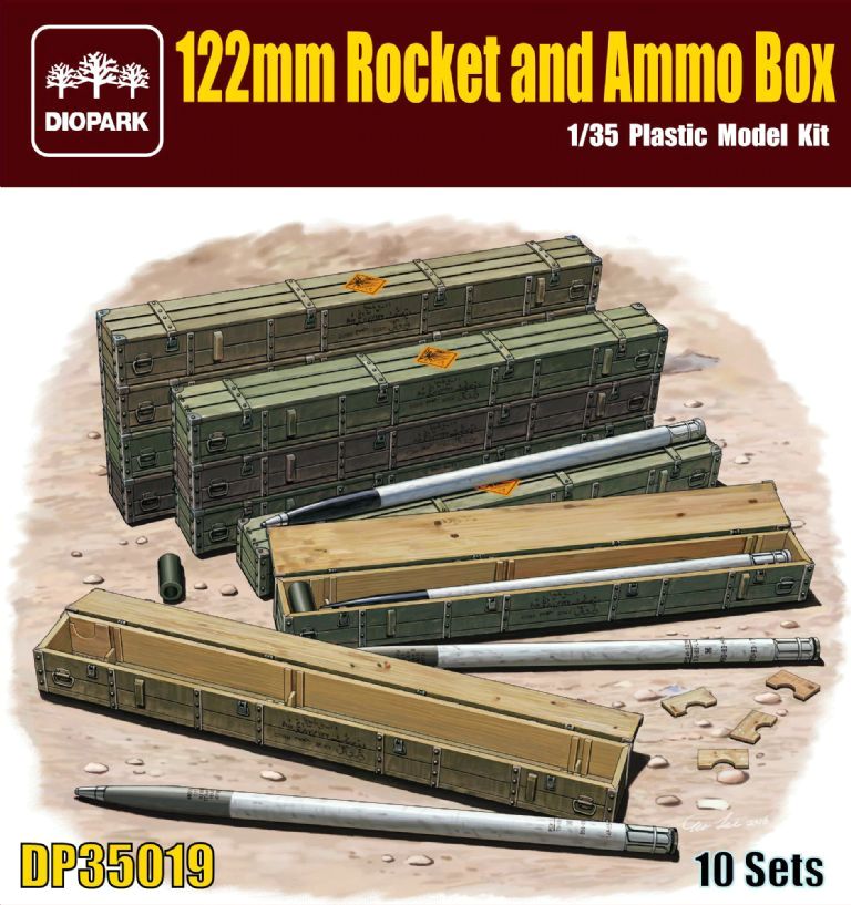 122mm Rocket and Ammo Box (10ks)