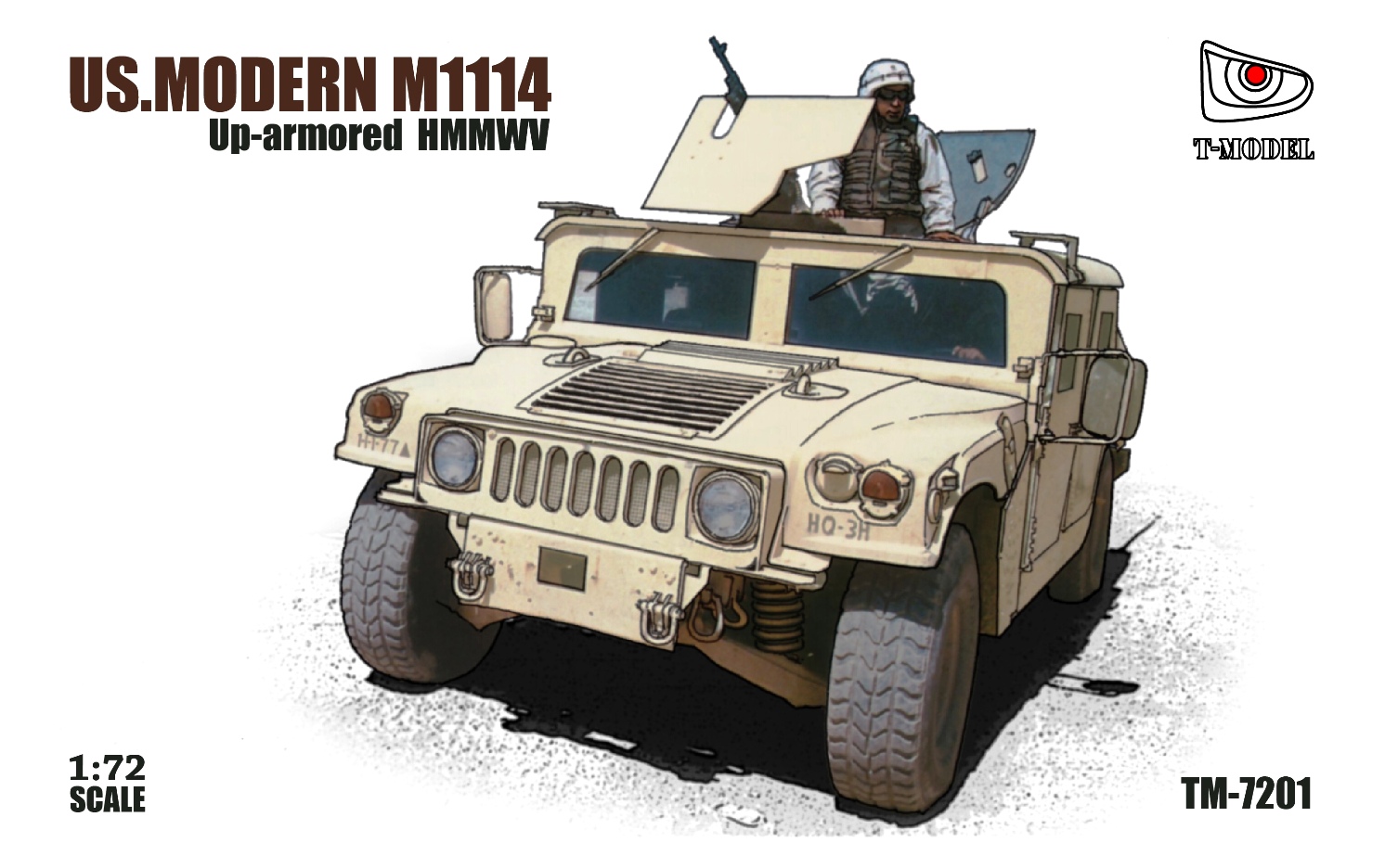 US. Modern HMMWV M1114, Up-armoured