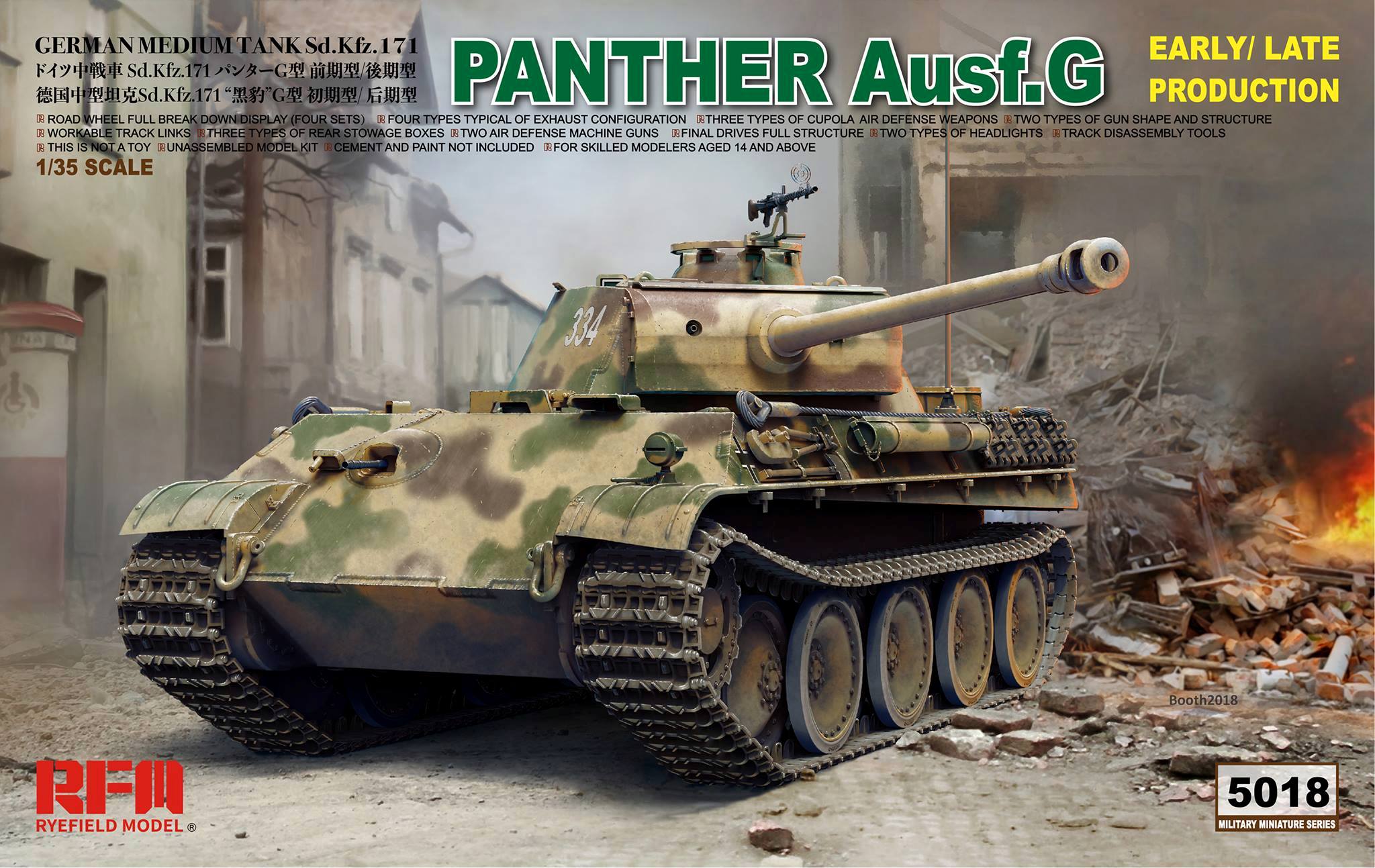 Sd.Kfz 171 Panther Ausf.G Early/Late production