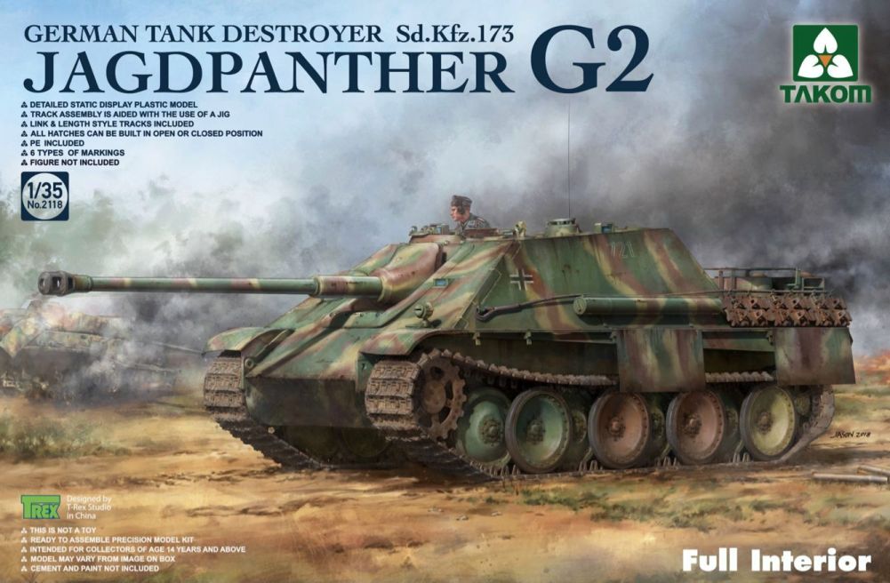 Sd.Kfz.173 Jagdpanther G2 w/Full Interior