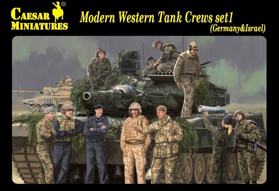 Modern Western Tank Crews Set 1 (Germany & Israel)