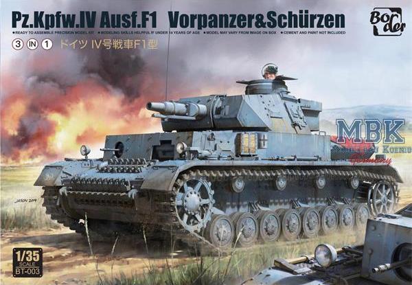 Pz.Kpfw.IV Ausf.F1 / Vorpanzer & Schurzen (3 in 1)